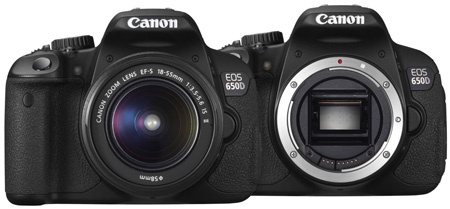 Canon EOS 650D - en face