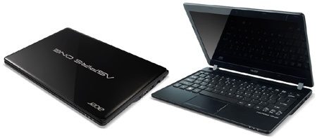 Acer Aspire One 725 Volcanic black