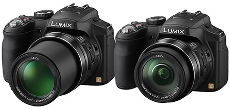 Lumix FZ200 - zoom v základní poloze a vysunutý