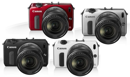 Canon EOS M - čtyři atraktivní barvy