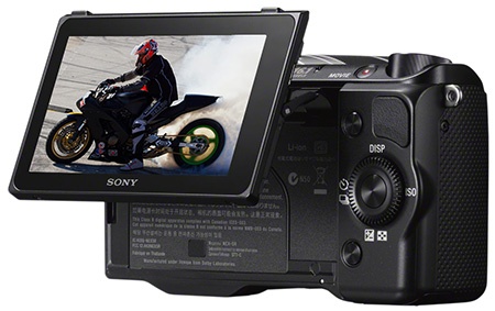 Sony Alfa NEX-5R - výklopný displej