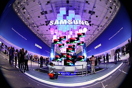 Samsung na IFA 2012: expozice před zahájením veletrhu 