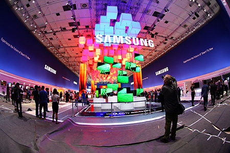 Samsung na IFA 2012: expozice před zahájením veletrhu