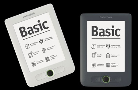 PocketBook Basic New - bílý a šedý