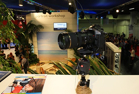 Tamron SP 70–200 mm 1:2,8 Di VC USD na výstavě Photokina 2012