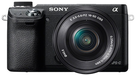 Sony α NEX-6 en face