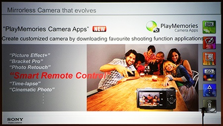 Sony α NEX-6 a PlayMemories Camera Apps