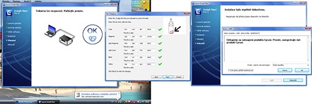 Epson L800 - instalace II