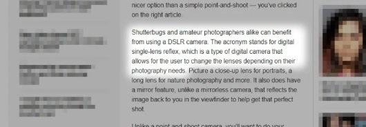 Nesprávná definice DSLR od NY Post.